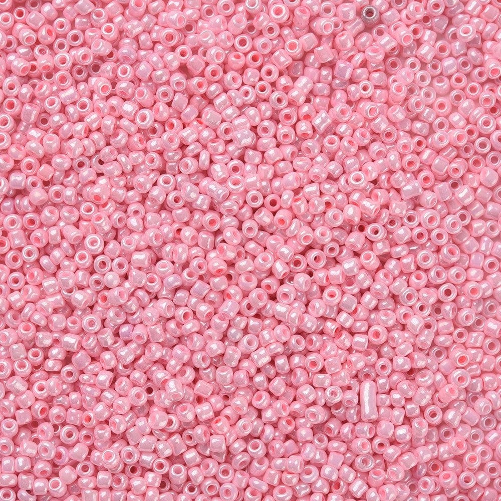 Pandahall seed beads Seed beads, lyserød, 2mm, 20 gram