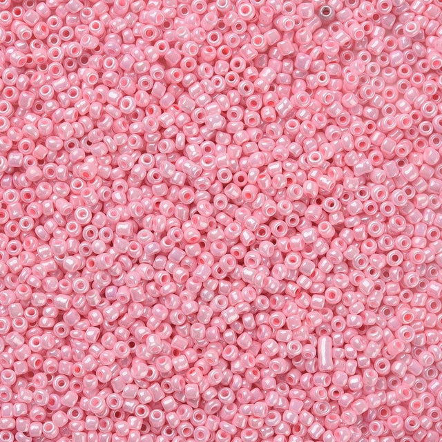 Pandahall seed beads Seed beads, lyserød, 2mm, 20 gram