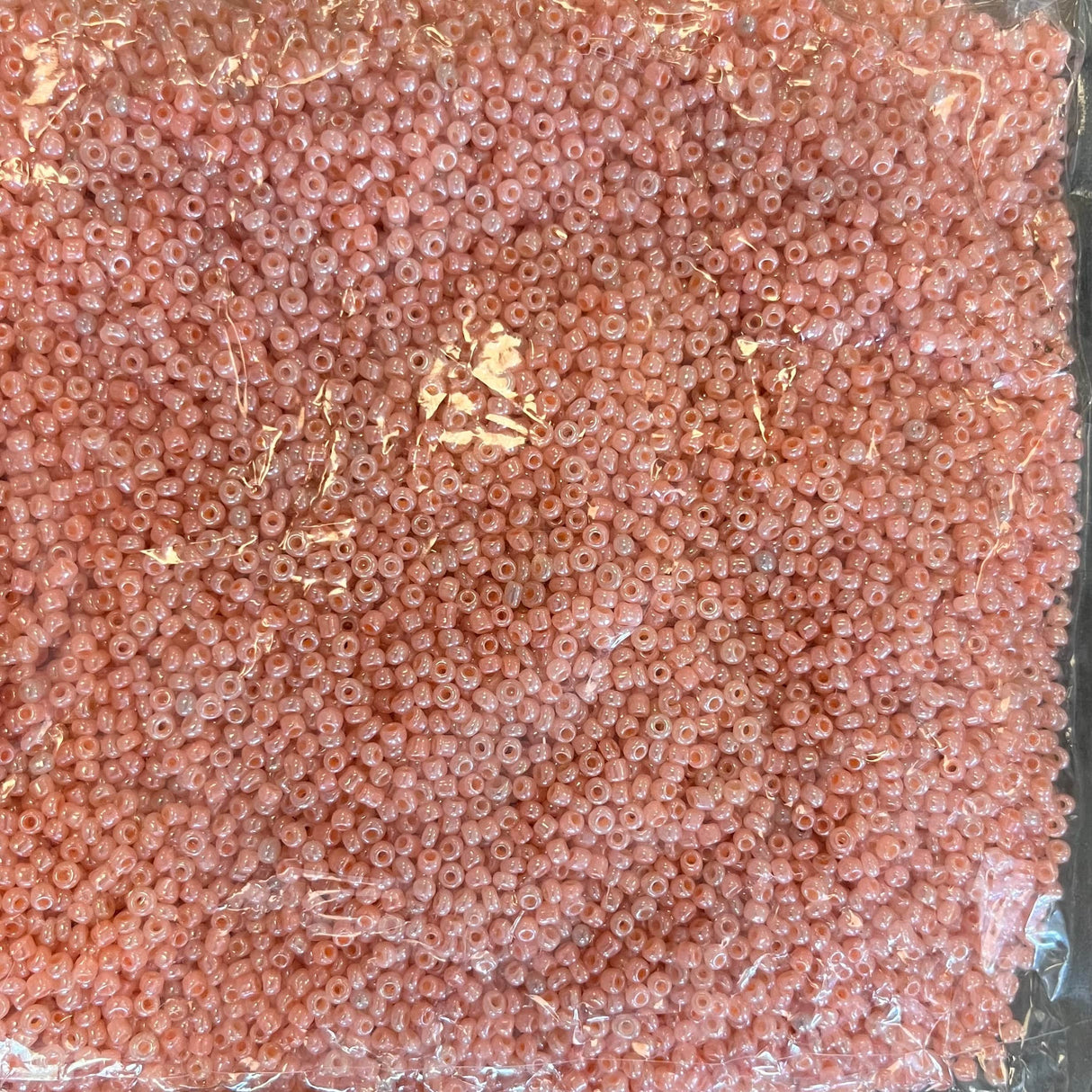 Pandahall storkøbsvarer Seed Beads, Fersken, 2mm, 450gr
