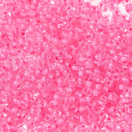 Pandahall storkøbsvarer Seed Beads, pink, 2mm, 450gr