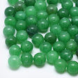 Pandahall Top/anboret perler. Grøn Jade, Top/anboret, 8mm