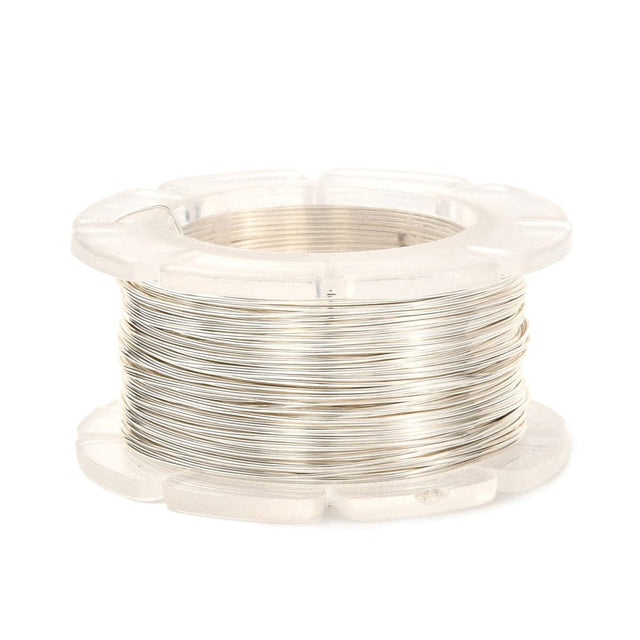 Pandahall Tråd etc Kobber wire, forsølvet, 0,5mm, 12m