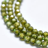 Pandawhole Glasperler Zirkonia Perler, Grøn, 2mm