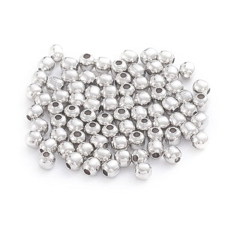 Pandawhole Metal perler Stål Perler, 2mm, 500 Stk