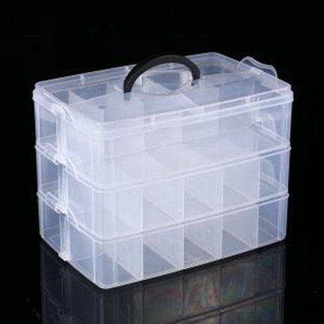 Pandawhole opbevaring Stor opbevarings kasse, 3 delt.