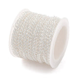 Panser Kæde – Langtidsholdbar Forsølvet Messing (3x4mm) 1 Meter - Uniq Perler - 123989