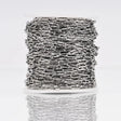 Papirklips Kæde med Star Link Mønster – Stål (3,3x9mm) - Uniq Perler - 125307