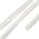 Paracord 550 Snor – Hvid, 7 - Strenget Polyester (4mm, 10 Meter) - Uniq Perler - 122696