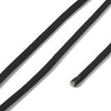 Paracord 550 Snor – Sort, 7 - Strenget Polyester (4mm, 10 Meter) - Uniq Perler - 122705