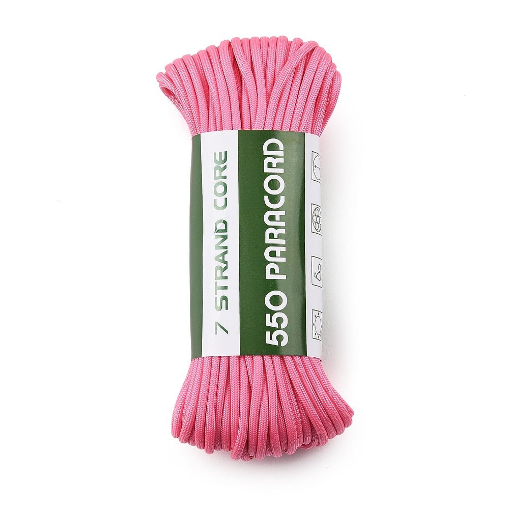 Paracord Snor – Pink (4mm, 10 meter) - Uniq Perler - 123061