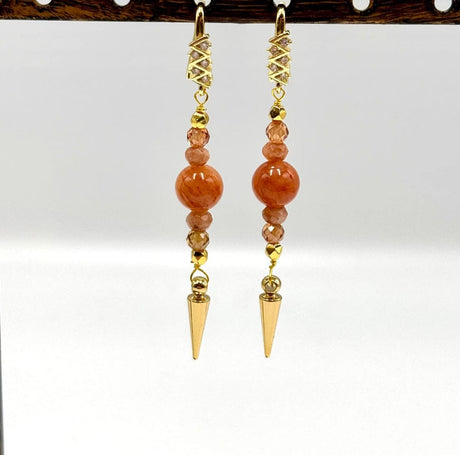 Pendul Vedhæng, 18K Forgyldt, 15x4mm, 2 stk. - Uniq Perler - 113271