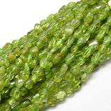 Peridot Chips – Grøn (5–10mm) - Uniq Perler - 115641
