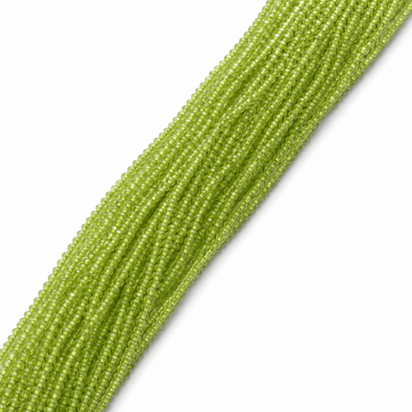 Peridot Perler – Grøn, Runde (2mm) - Uniq Perler - 122490