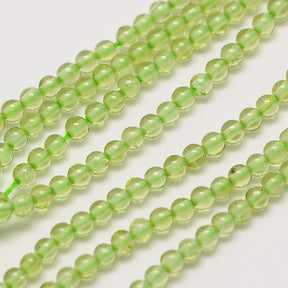 Peridot Perler – Grøn, Runde (2mm) - Uniq Perler - 122490