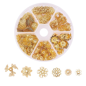 Perlenhut – Verschiedene Modelle - Goldenes Mix (540 Stk.) - Uniq Perler - 117093