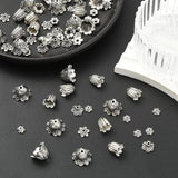 Perlehætter i Tibetansk Stil – Antik Sølv - Mix 50 stk. - Uniq Perler - 