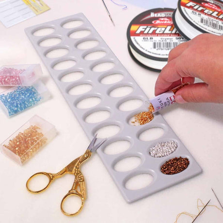 Perlemåtte Sæt - Inkl. Ekstra Rum (Beadsmith) - Uniq Perler - 997715