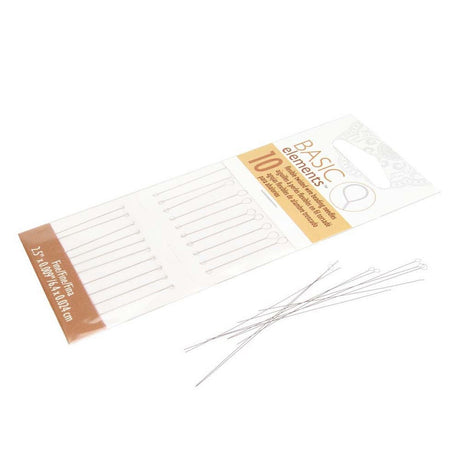 Perlenåle i Snoet Wire – Fine 0,24mm (10 stk.) – Perlearbejde - Uniq Perler - 126484