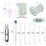 Perlenåle Sæt Med Elastik & Saks – Mix - Uniq Perler - 117836