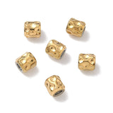 Beads in Water-resistant Gold-plated Steel (4x4mm) 6 pcs. - Uniq Perler - 