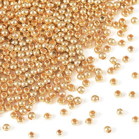 Perlen - Langzeitbeständig Vergoldet (2mm) 600 Stück - Uniq Perler - 450470145678028360719854