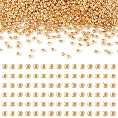 Perler - Langtidsholdbar Forgyldt (2mm) 600 Stk - Uniq Perler - 450470145678028360719854