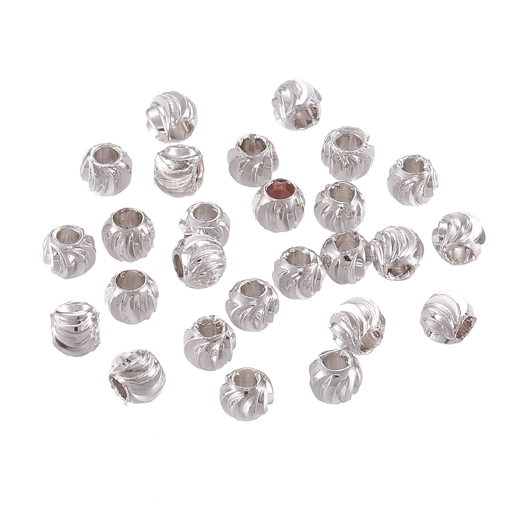 Perler Med Tvistet Mønster, 4x3mm, (20 Stk) - Uniq Perler - 1111490170