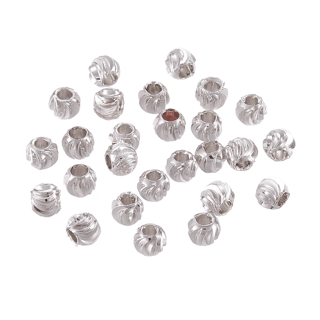 Perler Med Tvistet Mønster, 4x3mm, (20 Stk) - Uniq Perler - 1111490170