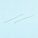 Head Pins with Round Head – Long-lasting Silver-plated Brass (50mm)