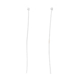 Head Pins with Round Head – Long-lasting Silver-plated Brass (50mm)