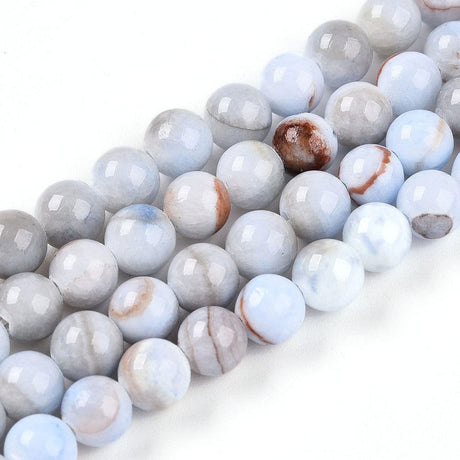 Persian Jade - Lys Blå (6 - 7mm) - Uniq Perler - 699284