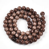 Persian Jade - Rund, Brun (6 - 7mm) - Uniq Perler - 116103