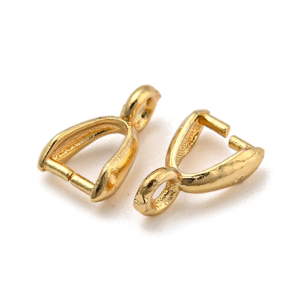 Pinch/bail – 14K Forgyldt Langtidsholdbar (9.5mm, 6 stk) - Uniq Perler - 117673