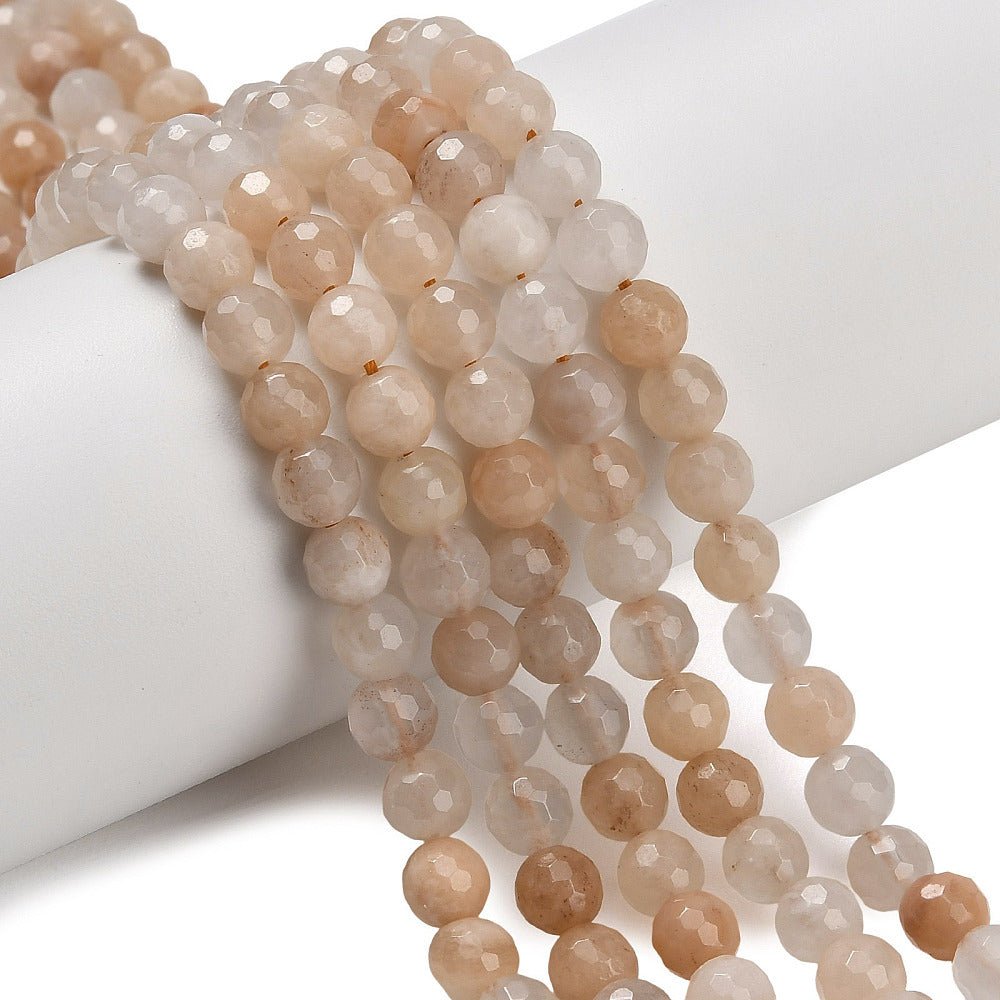 Pink Aventurin Rund – Facetteret (10mm) - Uniq Perler - 117565