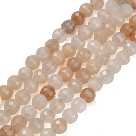 Pink Aventurin Rund – Facetteret (10mm) - Uniq Perler - 117565