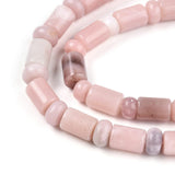 Pink Opal Perler - Rosa, Rør og Rondel (8,5x6mm og 5,5x4mm) - Uniq Perler - 155213