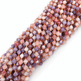 Pink Turmalin Perler – Bicone (8mm) - Uniq Perler - 125581