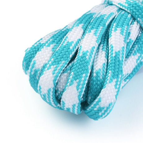 Polyester Snor Med Mønster – Lysegrøn (4mm) - Uniq Perler - 121021