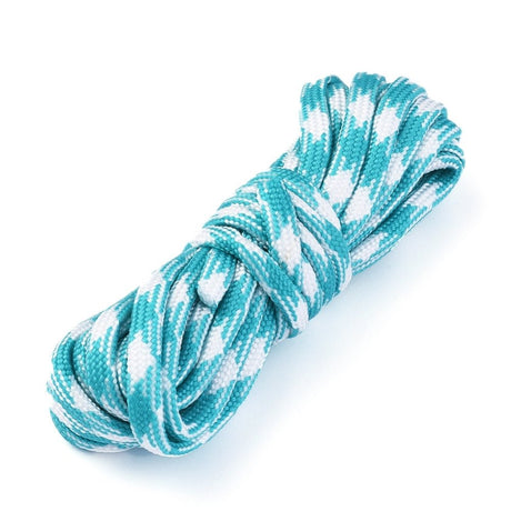 Polyester Snor Med Mønster – Lysegrøn (4mm) - Uniq Perler - 121021
