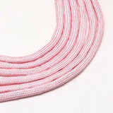 Polyester Snor – Pink (4~5mm) 10 meter - Uniq Perler - 118869
