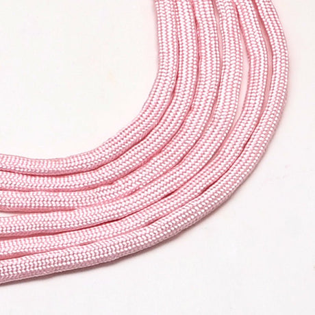 Polyester Snor – Pink (4~5mm) 10 meter - Uniq Perler - 118869
