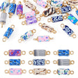 Polymer Clay Mellemled – Farve Mix, 18K Forgyldt (21~23x6~7mm) 20 stk. - Uniq Perler - 122305