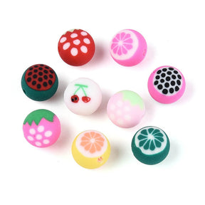 Polymer(fimo) Perler str. 8,2mm (50stk) - Uniq Perler - 115628