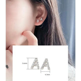 Populære Forgyldt Sterling Sølv Bogstav Ørestikkere - Uniq Perler - 643467899