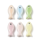 Porcelænsperler – Håndlavede Fisk (9x20x6mm) 8 stk. - Uniq Perler - 