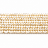 Potato Ferskvandsperler – Hvid (3~4x3~5,5mm) - Uniq Perler - 124589