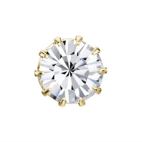 Preciosa Kristall Chaton – 18K Förgylld Fassning (SS39/8,2mm)