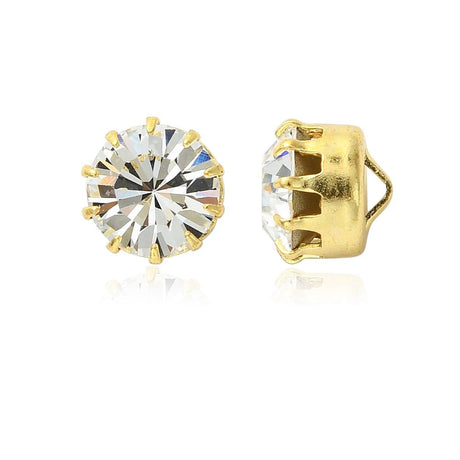 Preciosa Kristall Chaton – 18K Förgylld Fassning (SS39/8,2mm)