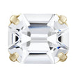 Preciosa MAXIMA – Octagon, 18K Forgyldt Messing, Crystal (12x10mm) - Uniq Perler - 122991