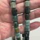 Moss Agate Beads – Hexagonal (10~11x9~10mm)